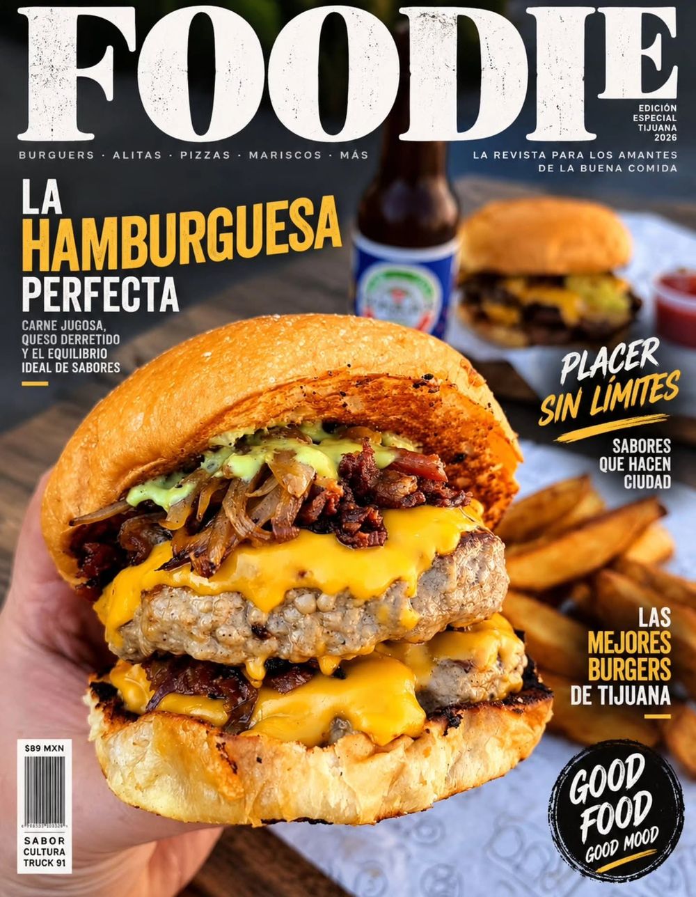 Portada Foodie, edición especial Tijuana 2026: la hamburguesa perfecta de Truck 91